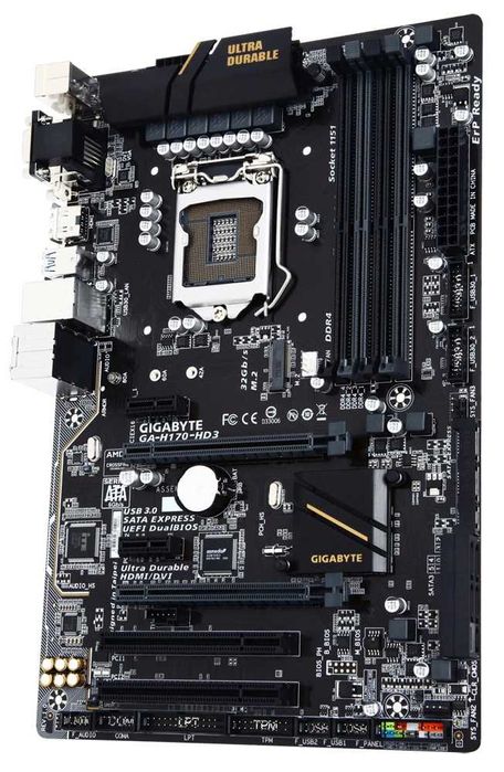 Дъно Дънна платка GIGABYTE GA-H170-HD3 1151 DDR4 до 64GB