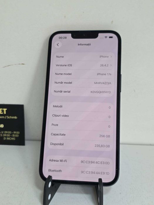 iPhone 17e, Garantie - KLI Amanet