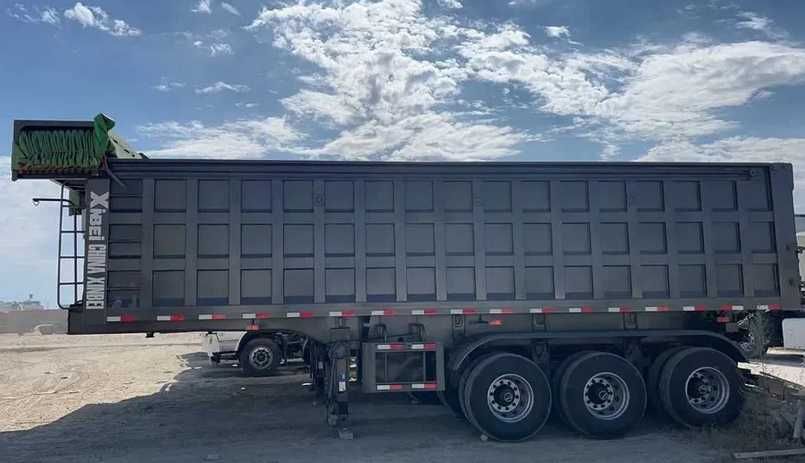 Самосвальный полуприцеп марки LUCHI SHANDONG 60 тонн Усилиный вариант