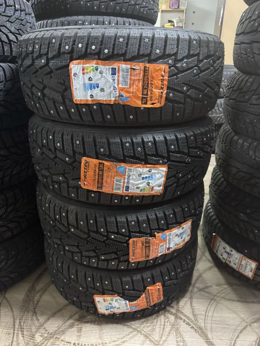 Шины новые зима 215/55 R17 шипы донгелек