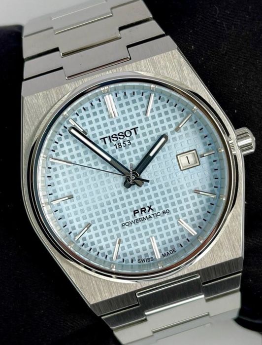 Tissot Prx Ice blue PowerMatic 80