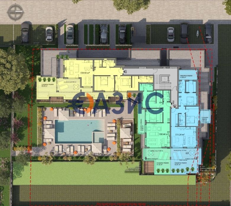 Продава се Тристаен апартамент в к.к. Слънчев бряг - 135 кв.м за 1134 €/кв.м - Снимка #14