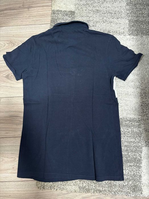 Tricou POLO Tommy Hilfiger/NASA Gri cu imprimeu , Marimea S (EUR36-38)