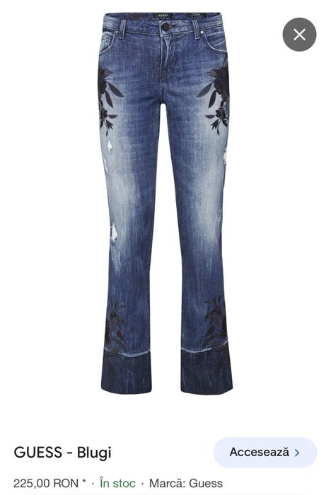 Blugi Guess noi skinny