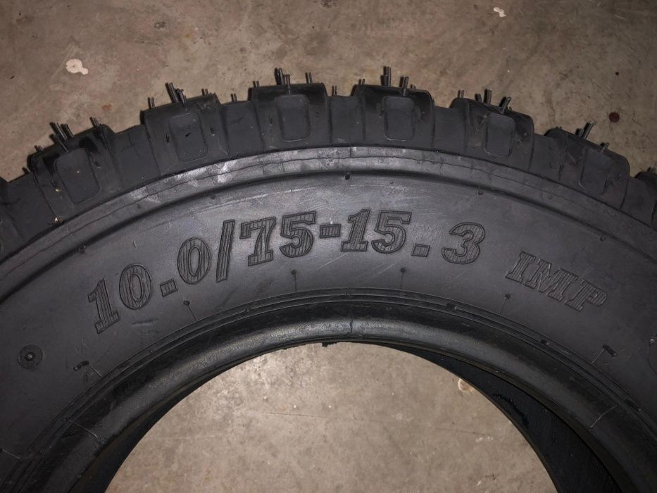 Anvelopa 10.0/75-15.3 ATF Cauciuc nou Cu livrare Rapida 14 ply PR 260/75-15.3 anvelope remorca presa mig jante camere de aer