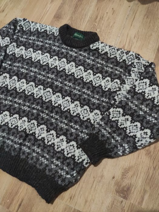 Pulover gros din lână Glenden Made in England marimea L