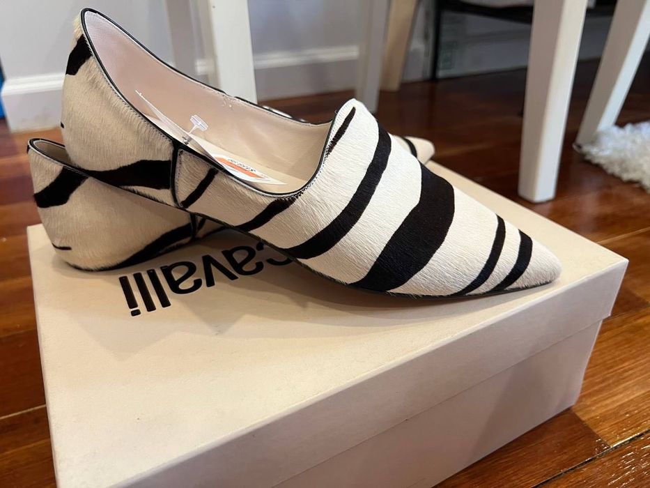 Балетки мех натуральный Roberto Cavalli оригинал Италия