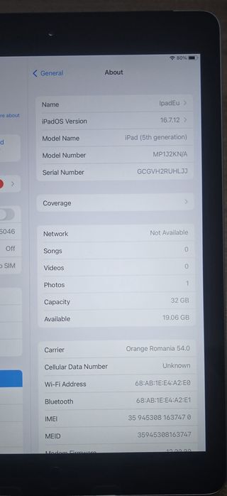 iPad 5th gen 32GB