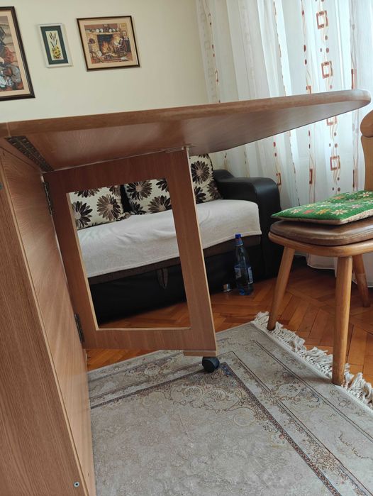 Masă pliabilă/extensibila din pal melaminat 100cmx190cm
