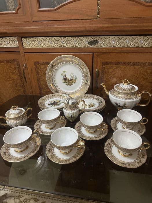 Чешкая охота ! Чайный сервиз