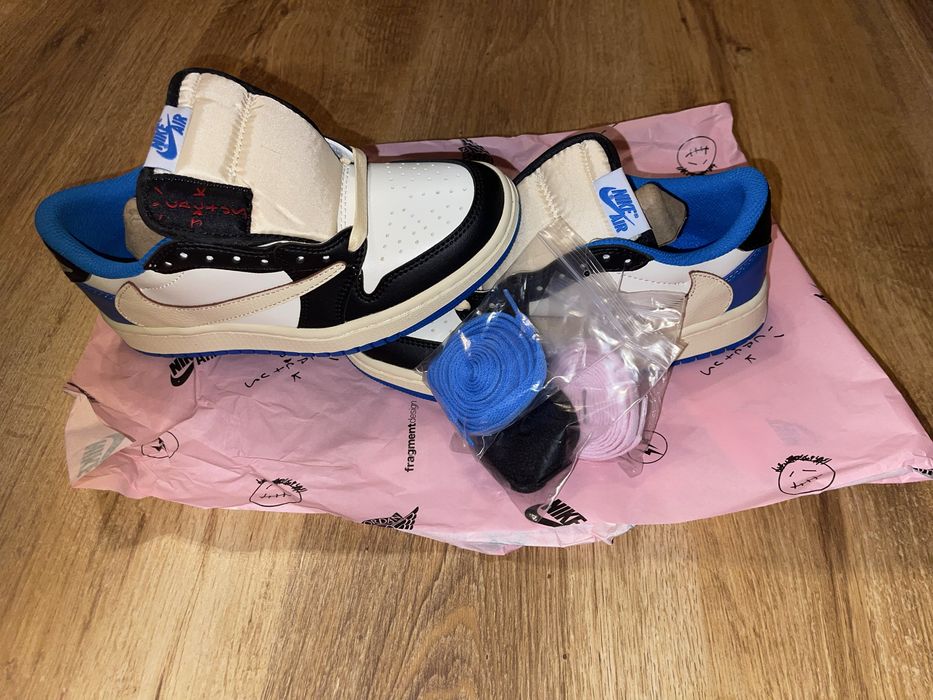 Jordan 1 Low Travis Scott Black Phantom / Fragment