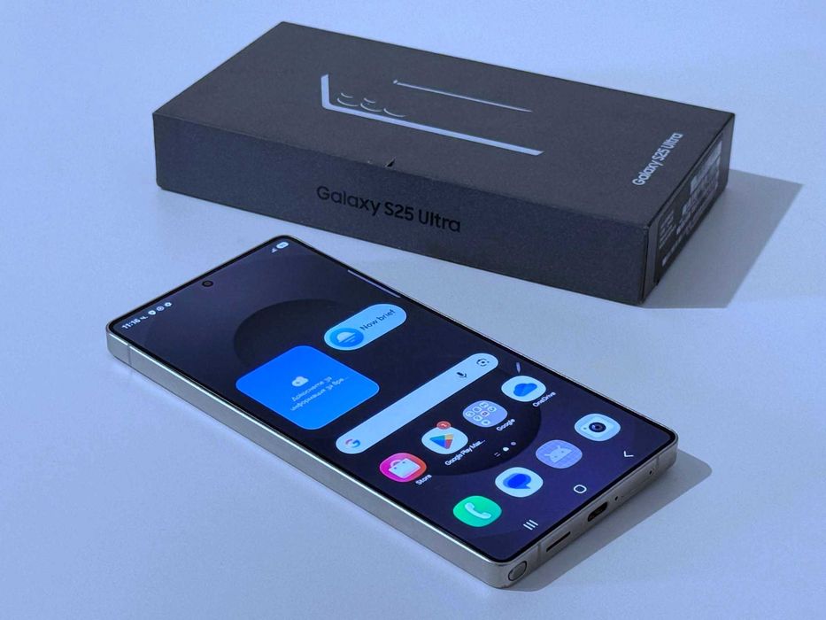 Бартер! Перфектен! Samsung Galaxy S25 Ultra Titanium Grey (Сив) 100% Батерия.