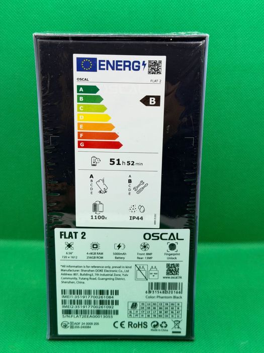 Oscal Flat 2 256/12 Negru