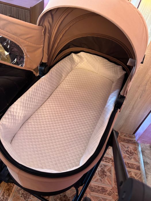 Бебешка количка 2 в 1 Lorelli Premium - Venice,Beige