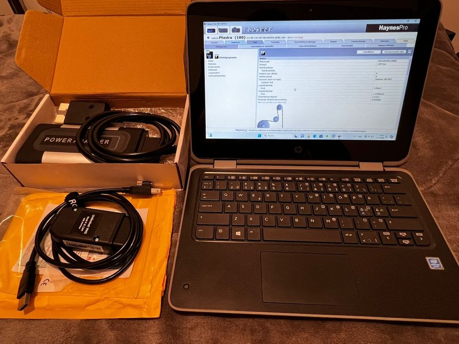 Kit tableta / laptop  Lenovo D330 + tester / diagnoză delphi 2021 + VCDS 2025