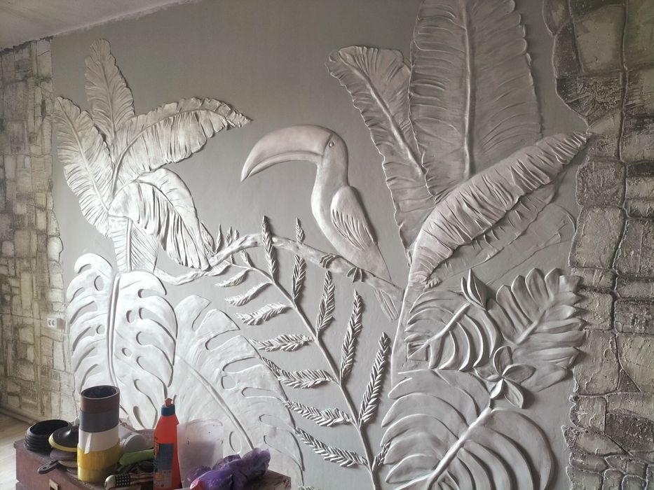 Барельеф, венецианская штукатурка