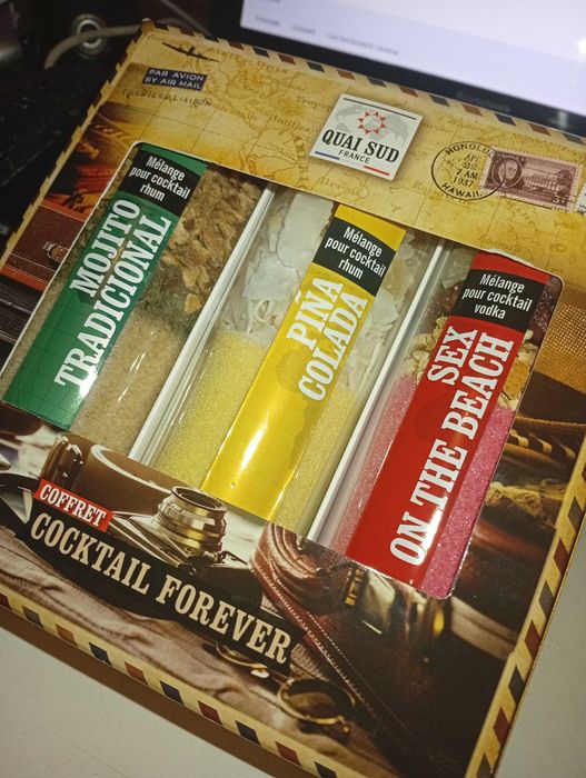 Set Cocktail / Forever 3 Pahare Pina Colada, Mojito, Sex on the beach