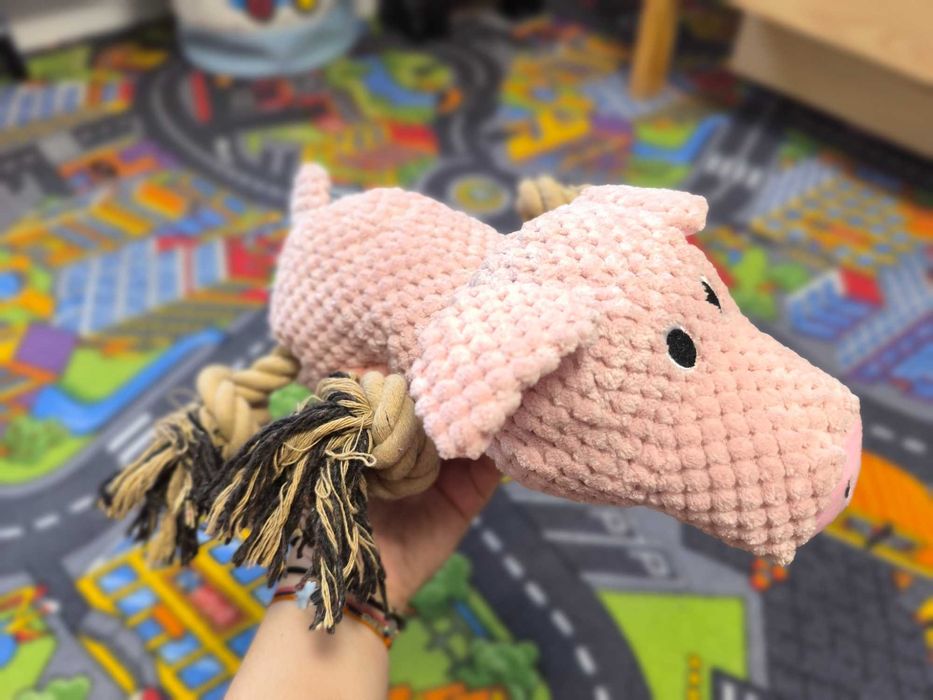 Jucărie pentru animale de companie, porc roz