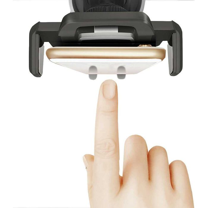 Стойка  за телефон за кола защипване с функция едно докосване