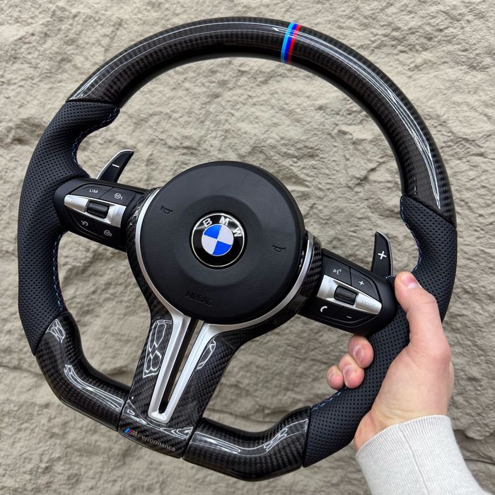 Карбонов Волан M Performance Цветни Конци BMW – F10/ F01 / F07 / F06