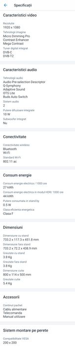 Televizor Samsung Smart Nou 80cm seria 32H5002