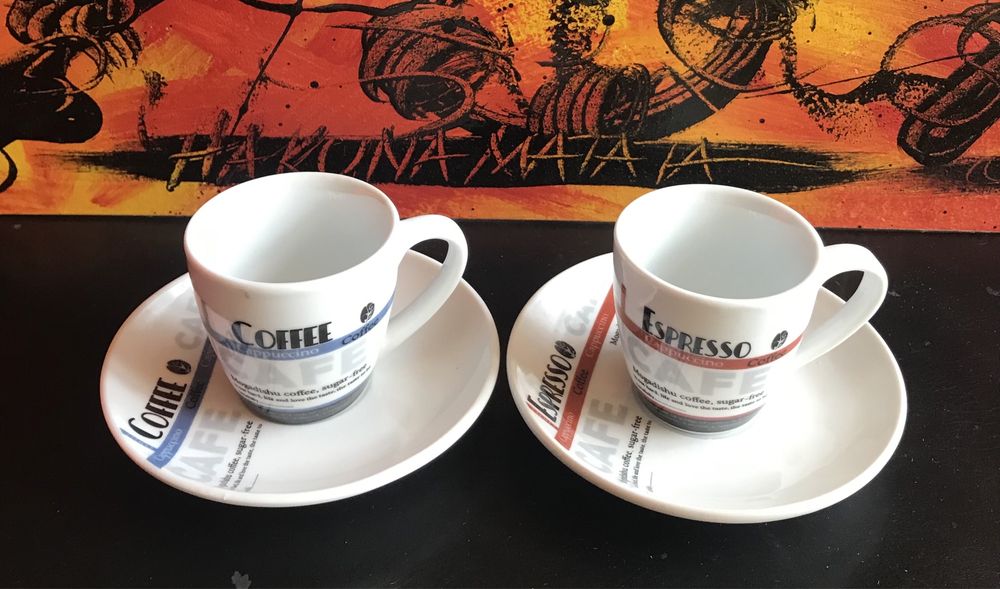 Керамични подложки Зодиак / Порцеланови чаши за кафе