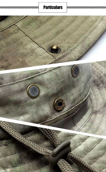 Pălărie Tactică Boonie pentru Bărbați - Model Militar Multicam Panama