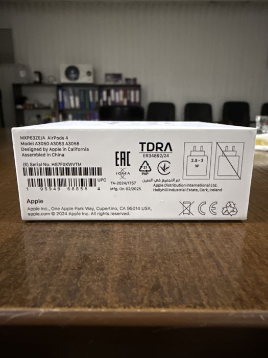 Airpods 4 EAC Sulpak новые