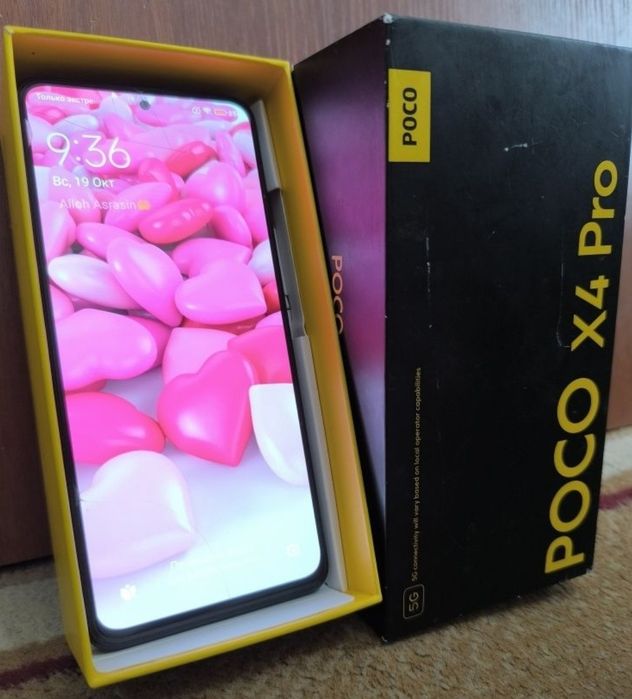 POCCO X4 телефон сотилади 8/256 талик