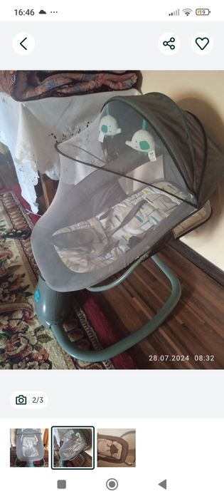 Шезлонг качалка люлька  электронная 700 тысяч