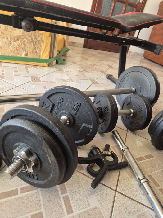 set greuati, însumează 90 de kilograme