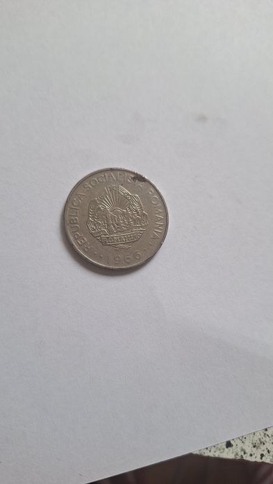 Moneda de 3 lei,1966