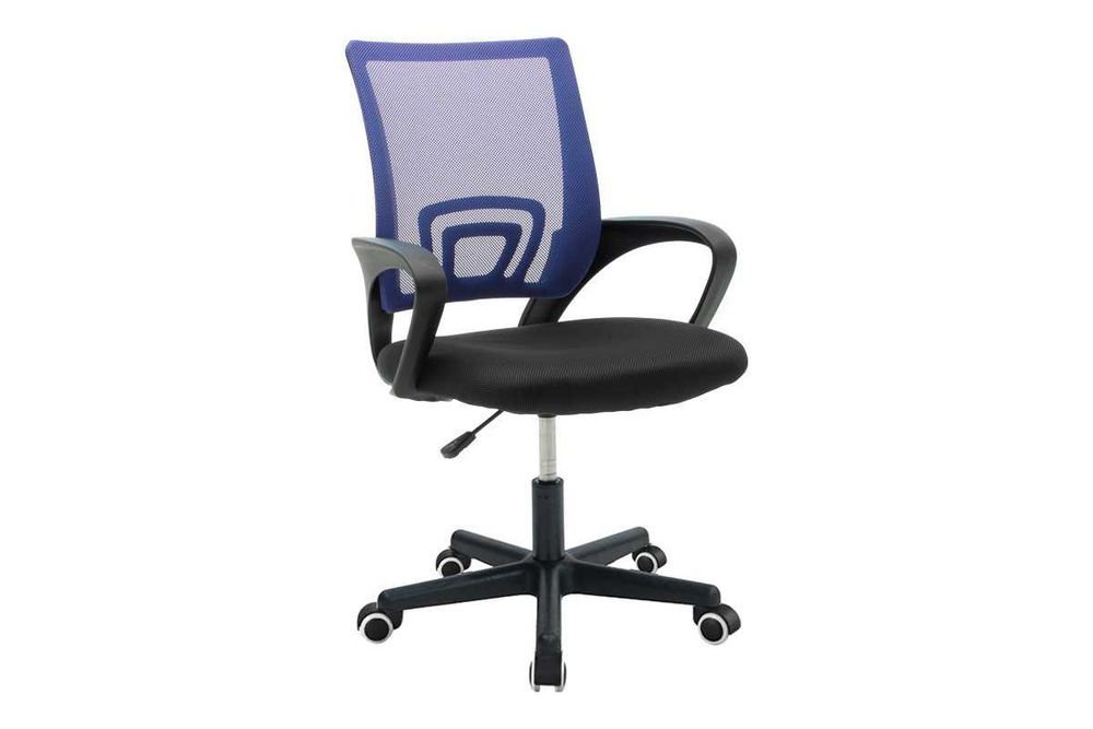 Офис стол Puzzle-home Berto II, Мрежест, 3 цвята, 57.5x54.5x81-91cm