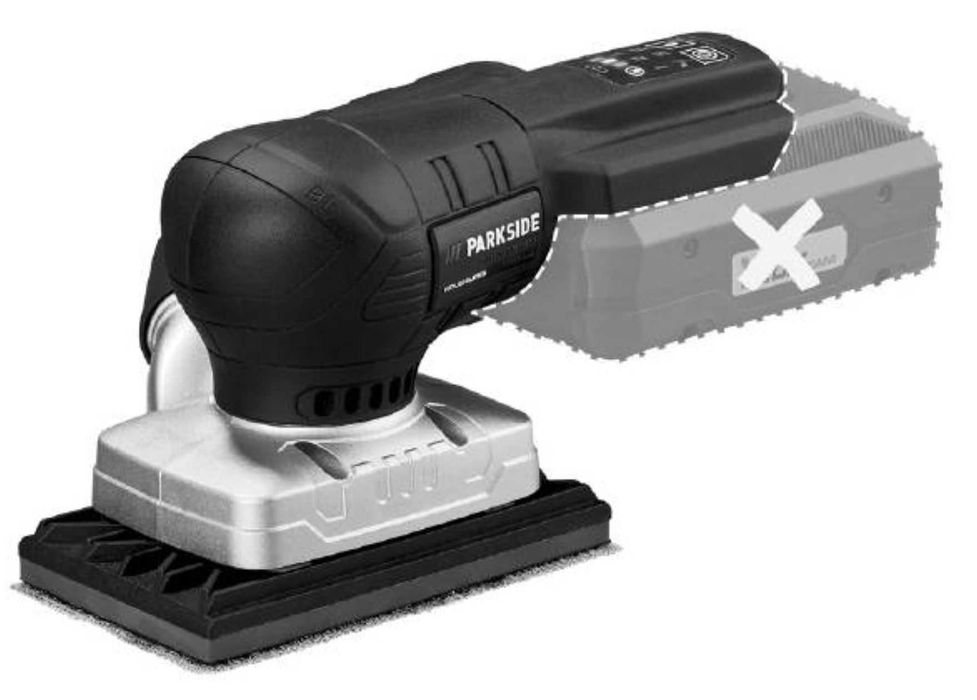 PARKSIDE Performance Акумулаторна Мултишлайфмашина PAMSP Li-20 A1