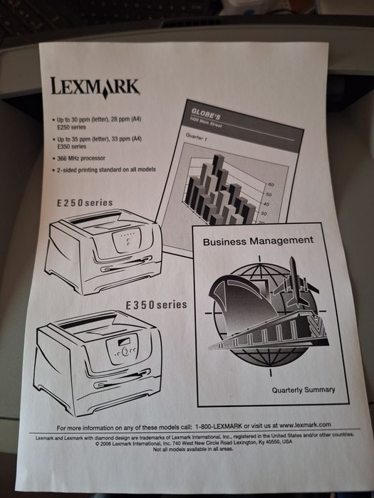 Imprimanta laser Lexmark duplex retea