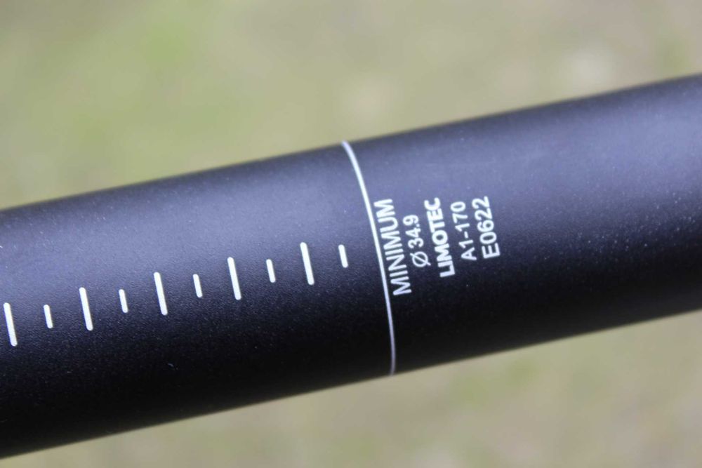 Limotec Alpha 1 Dropper Post internal 34.9x170mm + maneta