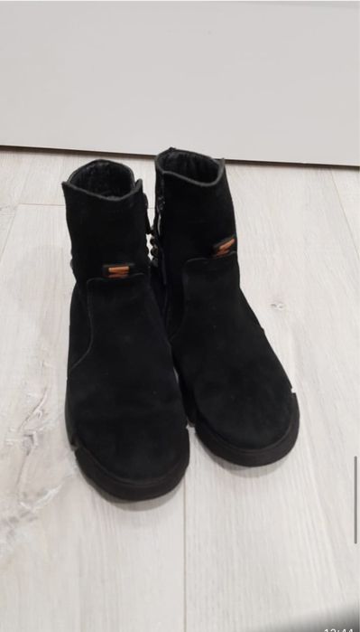 Ботинки кожаные на зиму