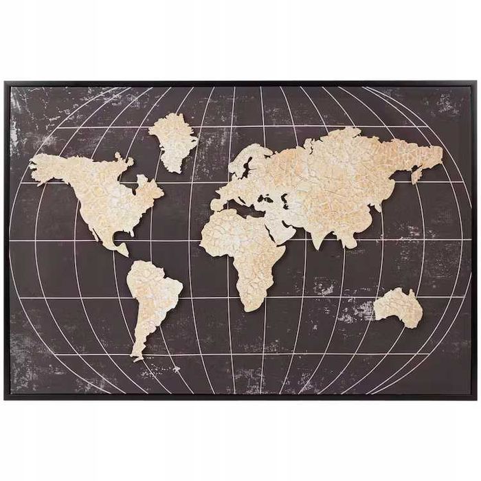 Изображение 3D КАРТА НА СВЕТА