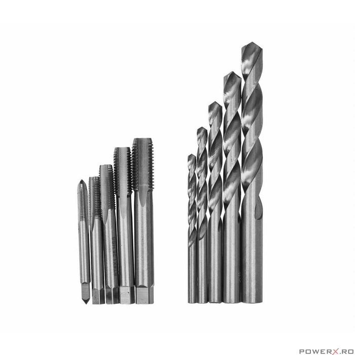 Set pentru reparat filete, M5-M12, 131 bucati, Kraft