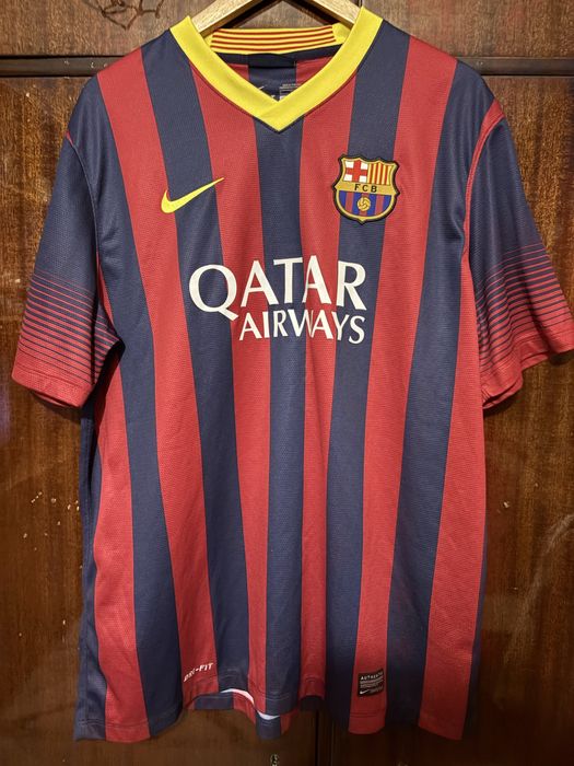 Футболна тениска на Barca 2013/14 сезон Home Kit