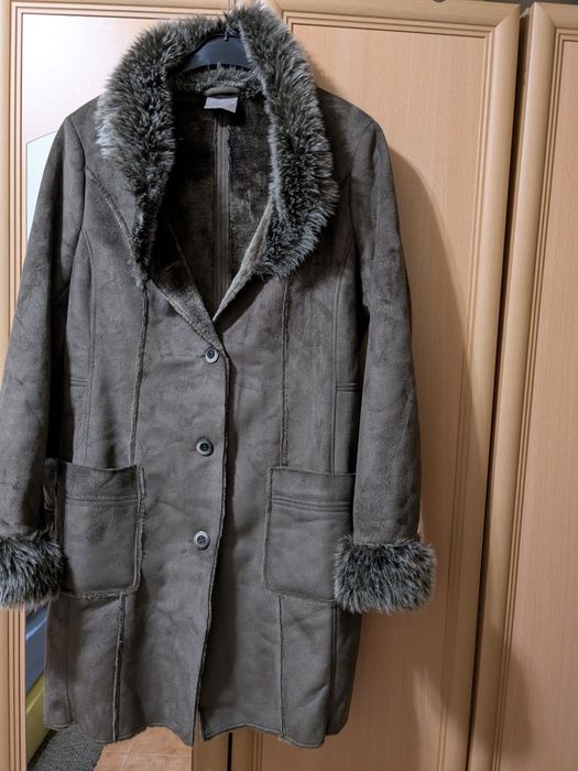 Дамско кожухче от изкуствен велур