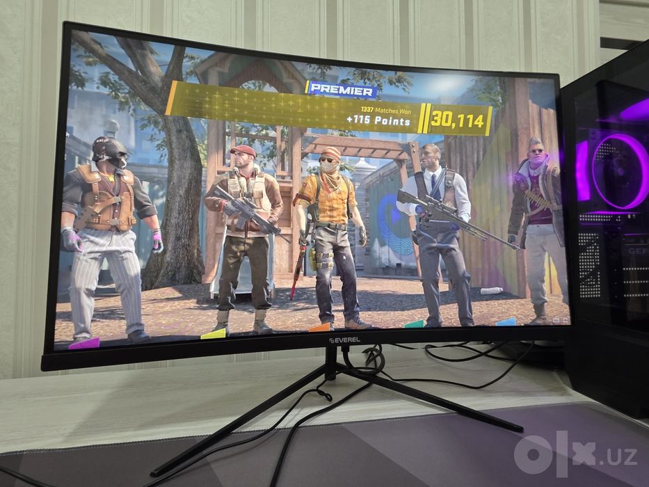 Gaming PC RTX 5060 / i5-14400F / 16GB DDR5 /SSD 1TB/Everel 27" 180Gz
