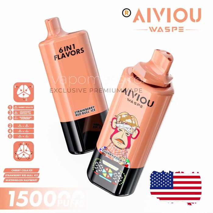 Waspe 6 în 1 – 150.000 pufuri | Arome multiple