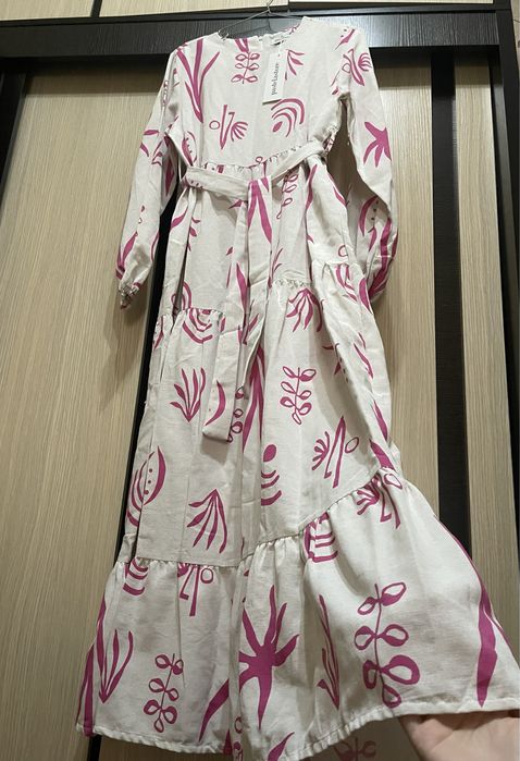 Женское длинное платье