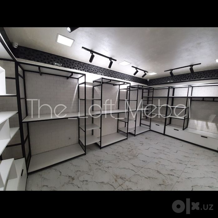 Торговля оборудования, вешалка в LOfT стиле