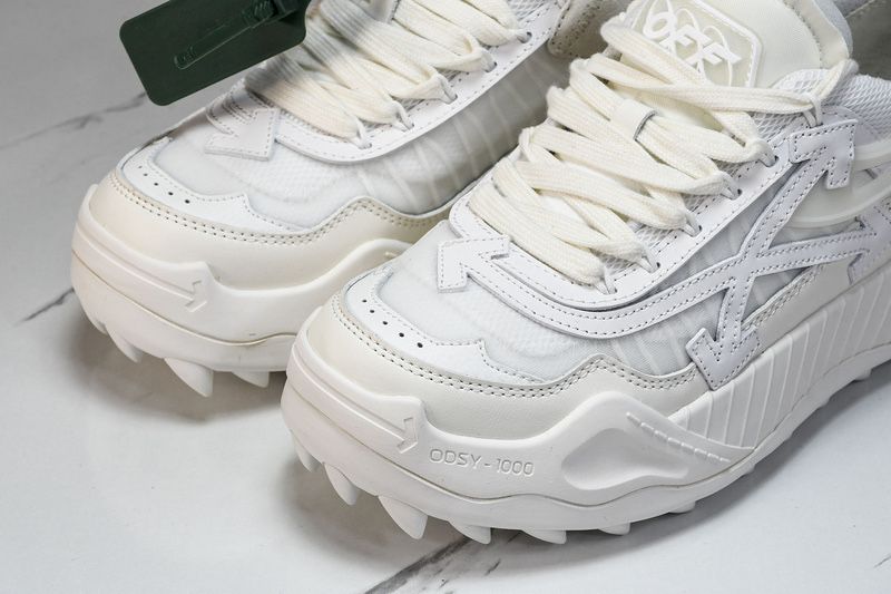 Adidasi Off White Odsy 1000 / Full White / Premium