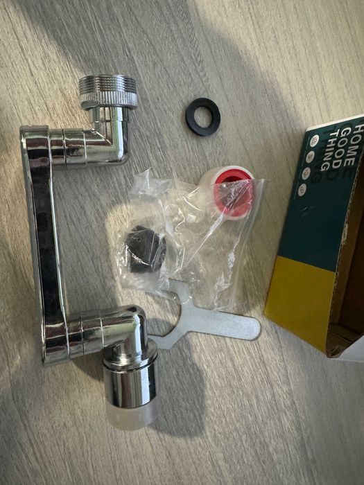 Универсален въртящ се кухненски смесител с удължител  1440