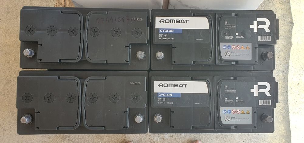 Acumulator 12V/100Ah rombat