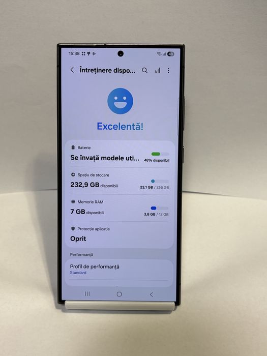 MDM vinde: Samsung S24 Ultra 256GB Titanium Black.