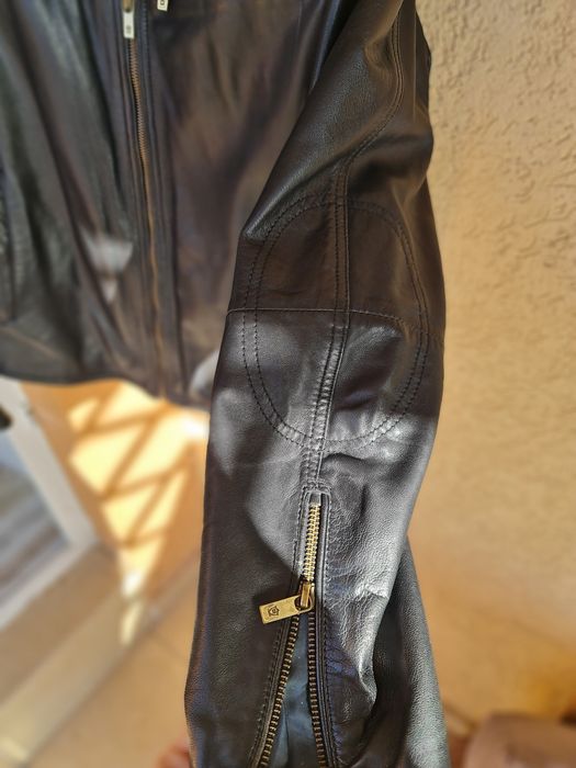 Geaca,Jacheta Piele Massimo Dutti Piele naturala,barbati L,scurta